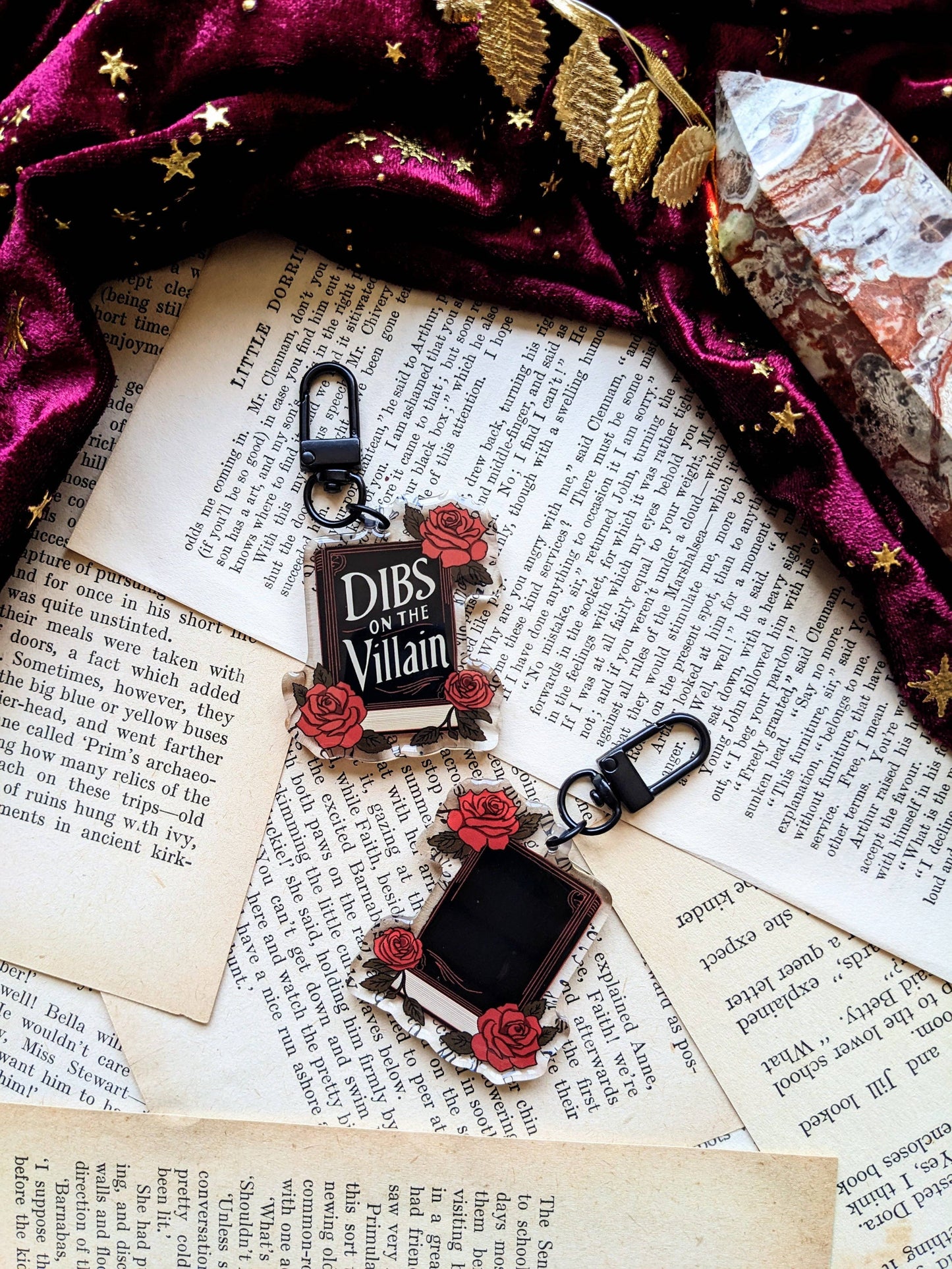 Dibs on the Villain Acrylic Key-ring