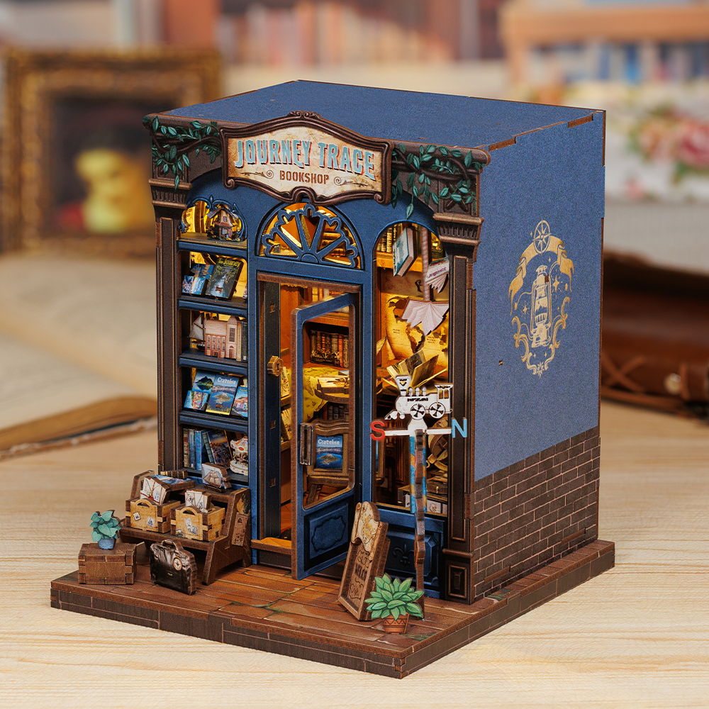 DIY Book Nook Kit: Journey Trace Bookshop