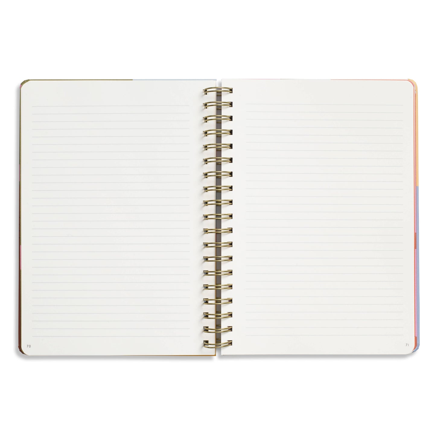 Lined Notebook, B5 Hardcover Spiral - Notes