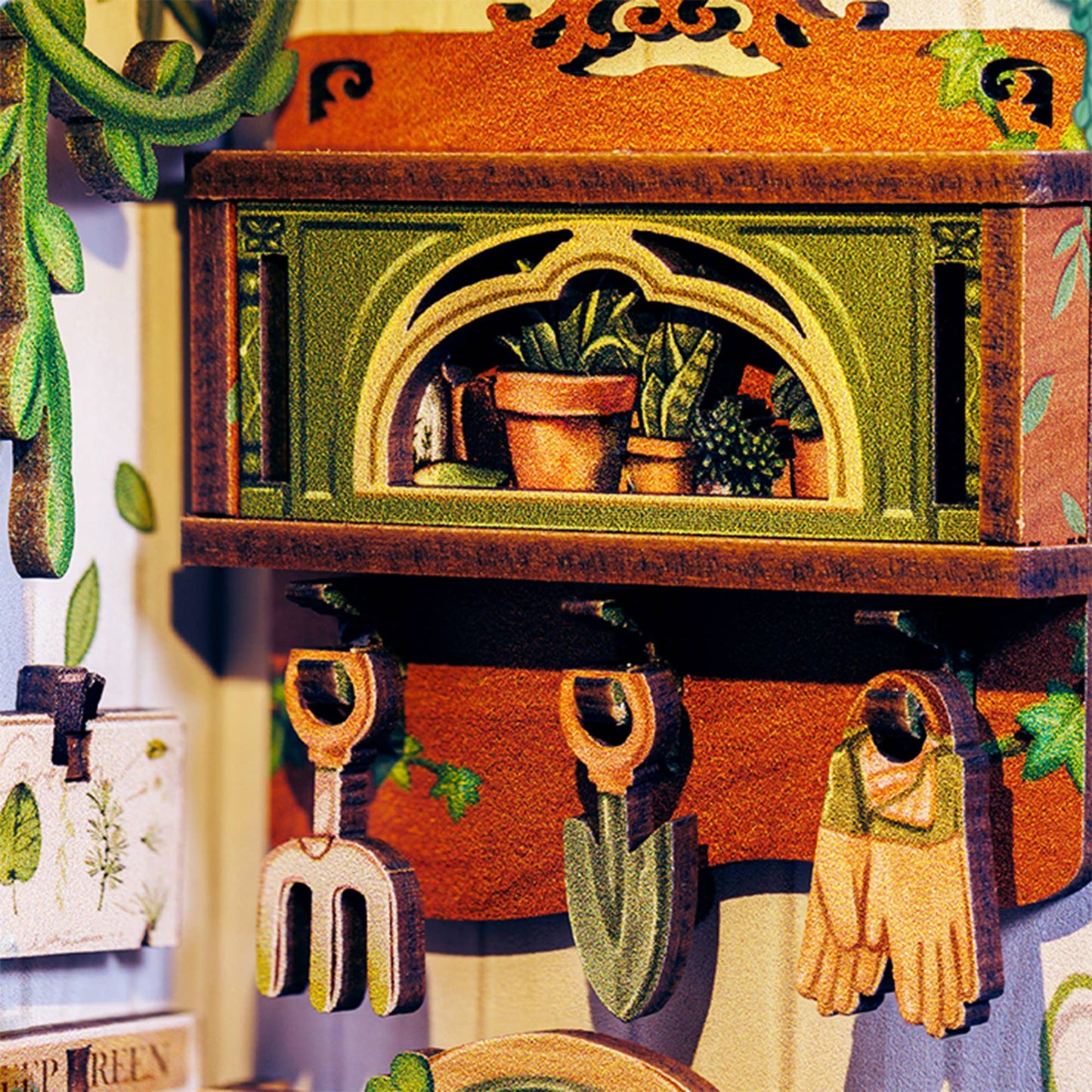 DIY Book Nook Kit: Green Life Bookshop