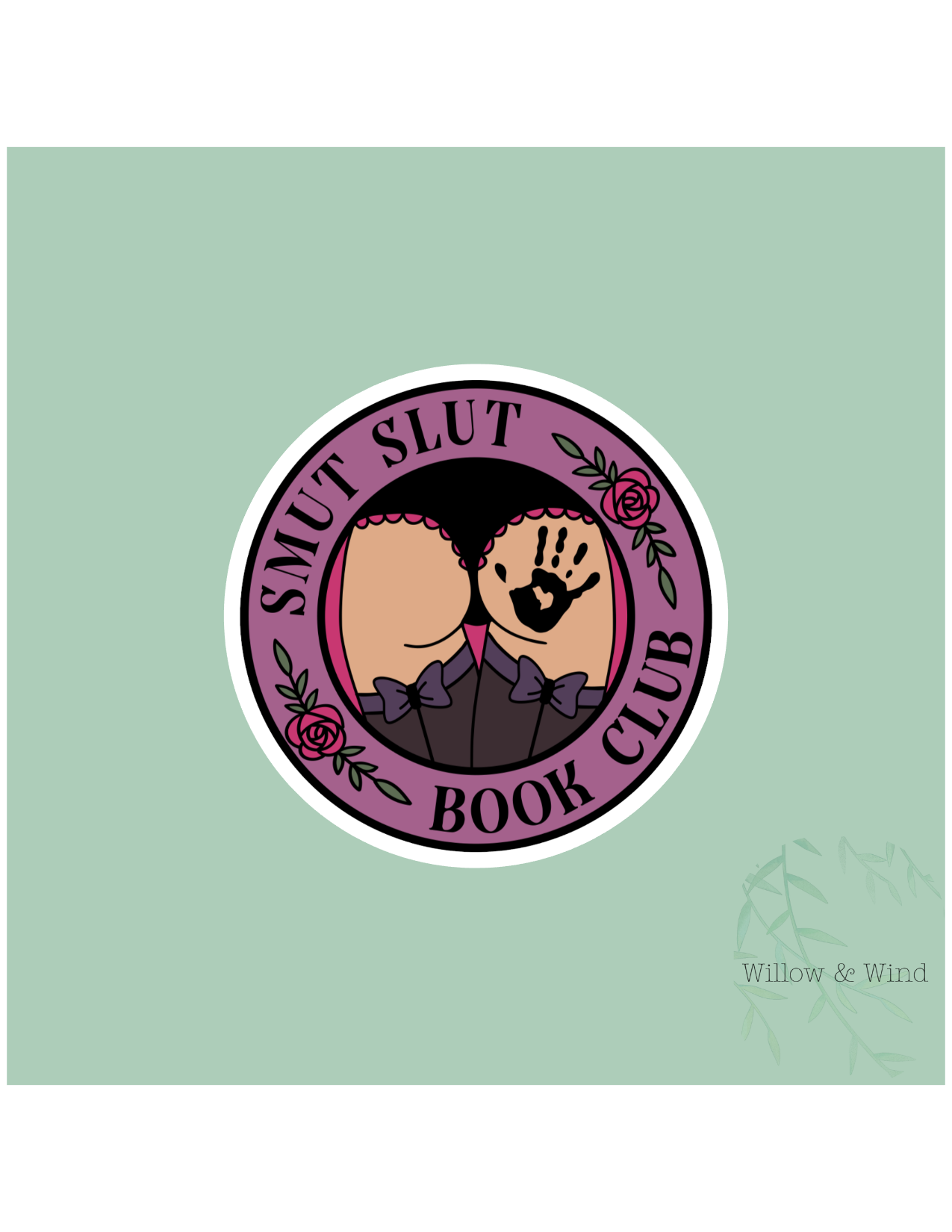 Smut Slut Book Club - Bookish Sticker